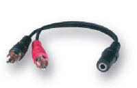 Belkin RCA/3.5MM JACK cable 2xRCA-M/3.5MM STEREO-M .1M (F8V3254AEA.1M)
